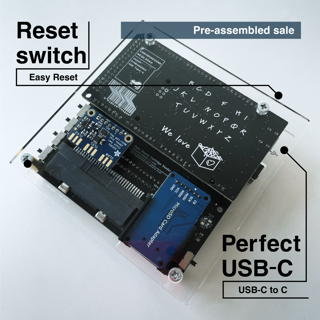 Perfect USB-C Arduino Mega(組み込み品)