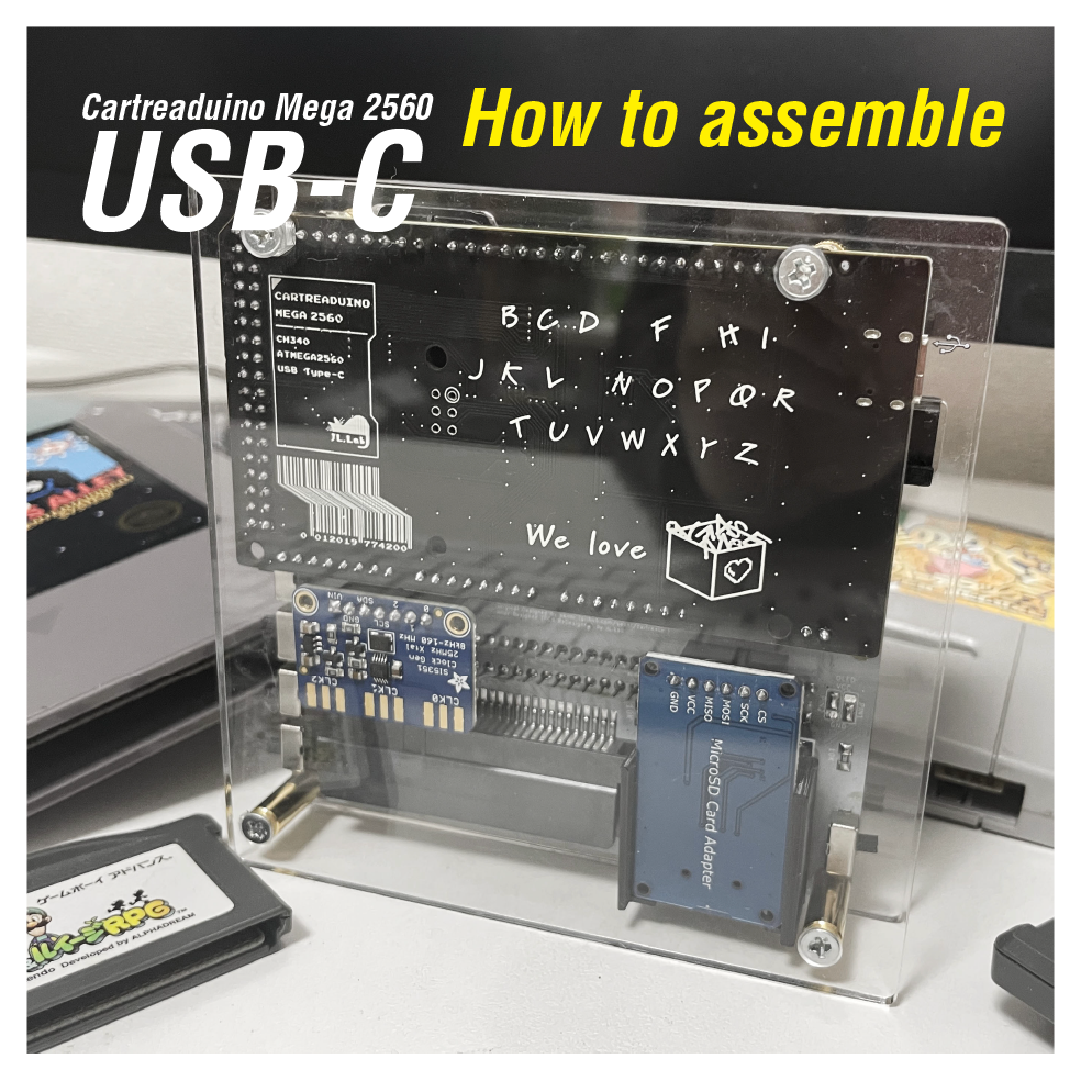 "Cartreaduino Mega 2560"  It is for V3-ALTER with USB-C Arduino Mega