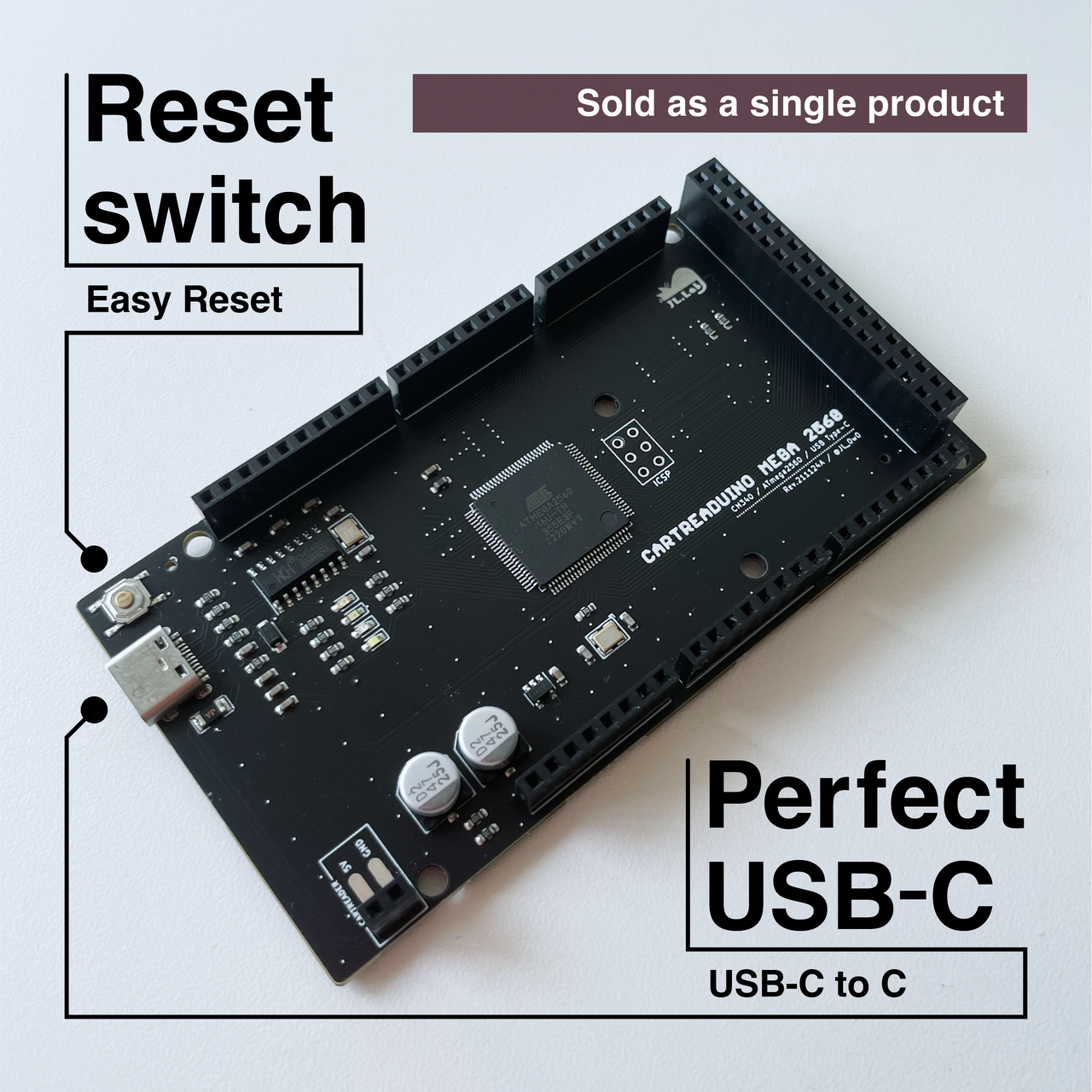 Perfect USB-C Arduino Mega *only Arduino Mega / without Cartridge Reader V3-ALTER