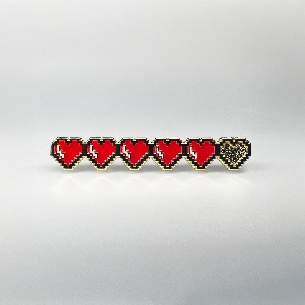 Pixel Heart Life Pin